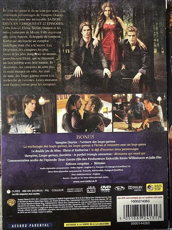 Tutti i DVDs: DVD Vampire Diaries Saisons 1 et 2 – Usato da Collombey venduto da egid 2