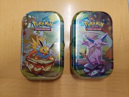 2x Pokemon Prismatic Evolutions Mini Tin English - sealed -