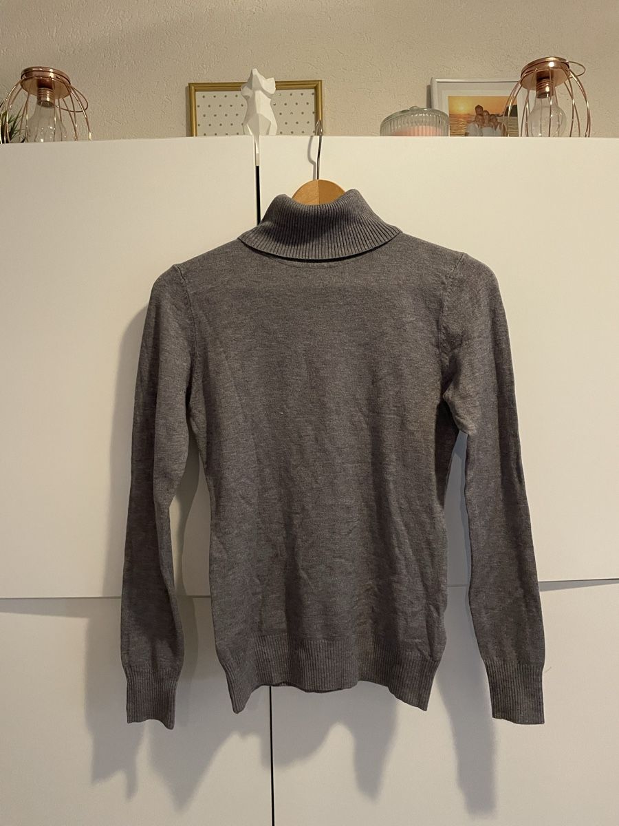 Pullover & Sweatshirts: Pul col roulé gris XS neuf – Neu und originalverpackt aus Pully von kaba07