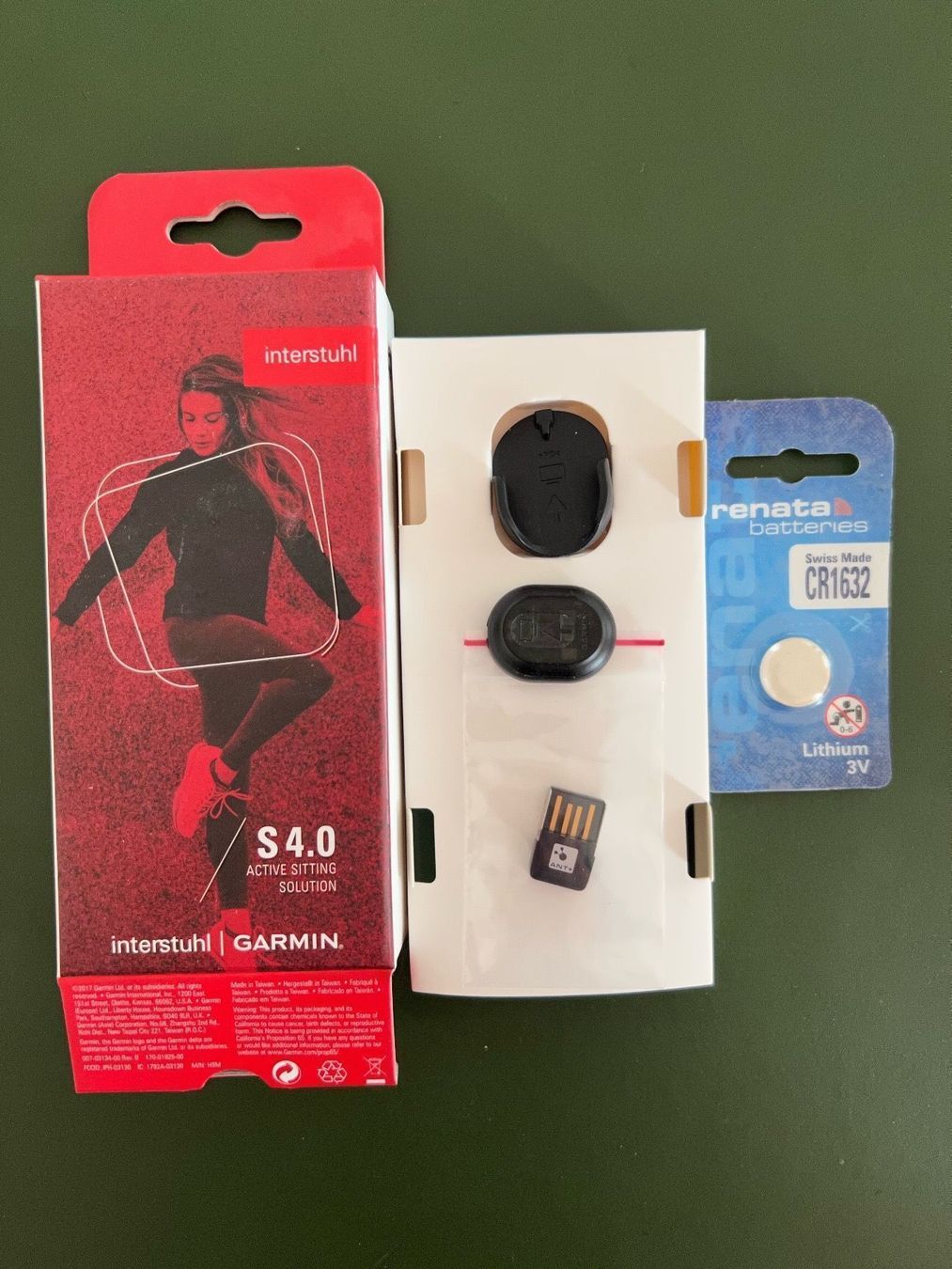 Garmin Misurare: Garmin Sitzsensor S4.0 für ergonomisches Sitzen – Nuovo e nell'imballaggio originale da Zürich venduto da c__b