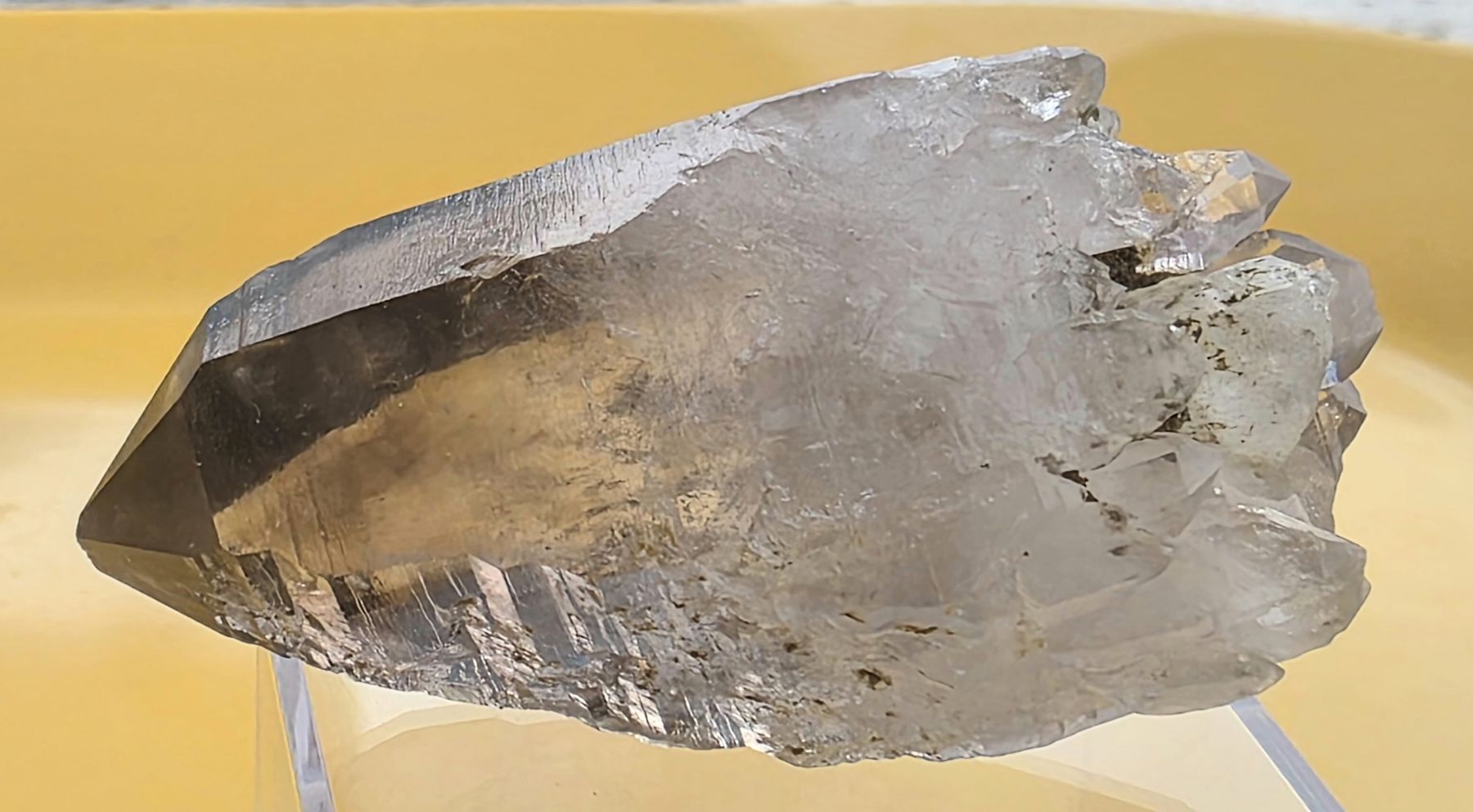 Minerali & Pietre curative: Quarz Doppelender. Eine Spitze Rauchquarz eine Amethyst – Usato da Glis venduto da nbu_65ys 3