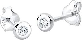 DIAMONDS Ohrringe Damen Basic Ohrstecker mit Diamant 0.06 c