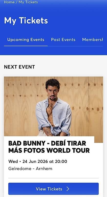 Biglietti: Bad Bunny Ticket  24.06. Arnheim, NL – Nuovo e nell'imballaggio originale da Zürich venduto da UserKK1234 1