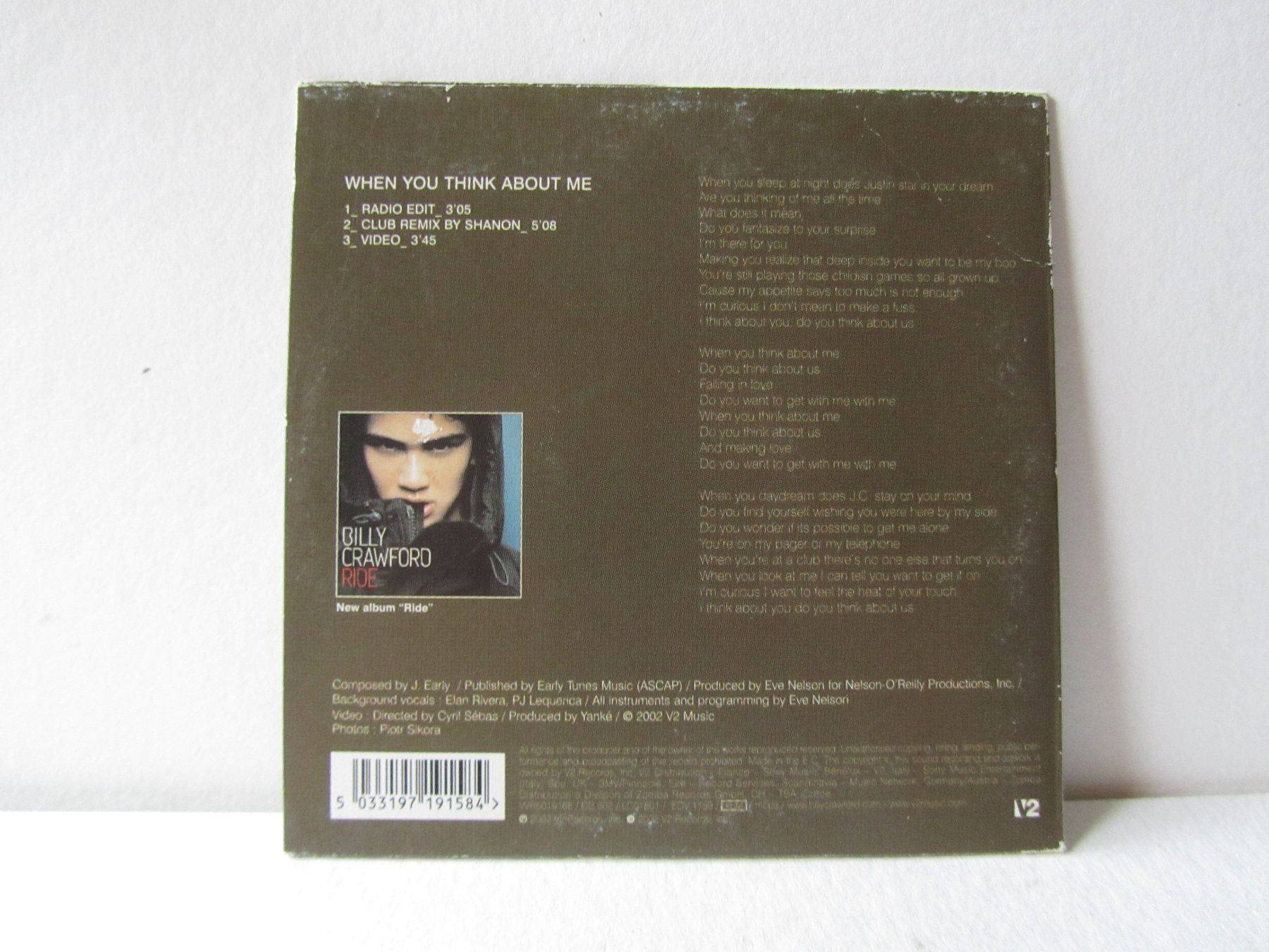 CD: Billy Crawford, CD, when you think about me – Usato da Weiningen ZH venduto da dietsch57 1