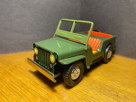 Jeep Militär Blech mit Friktionsantrieb