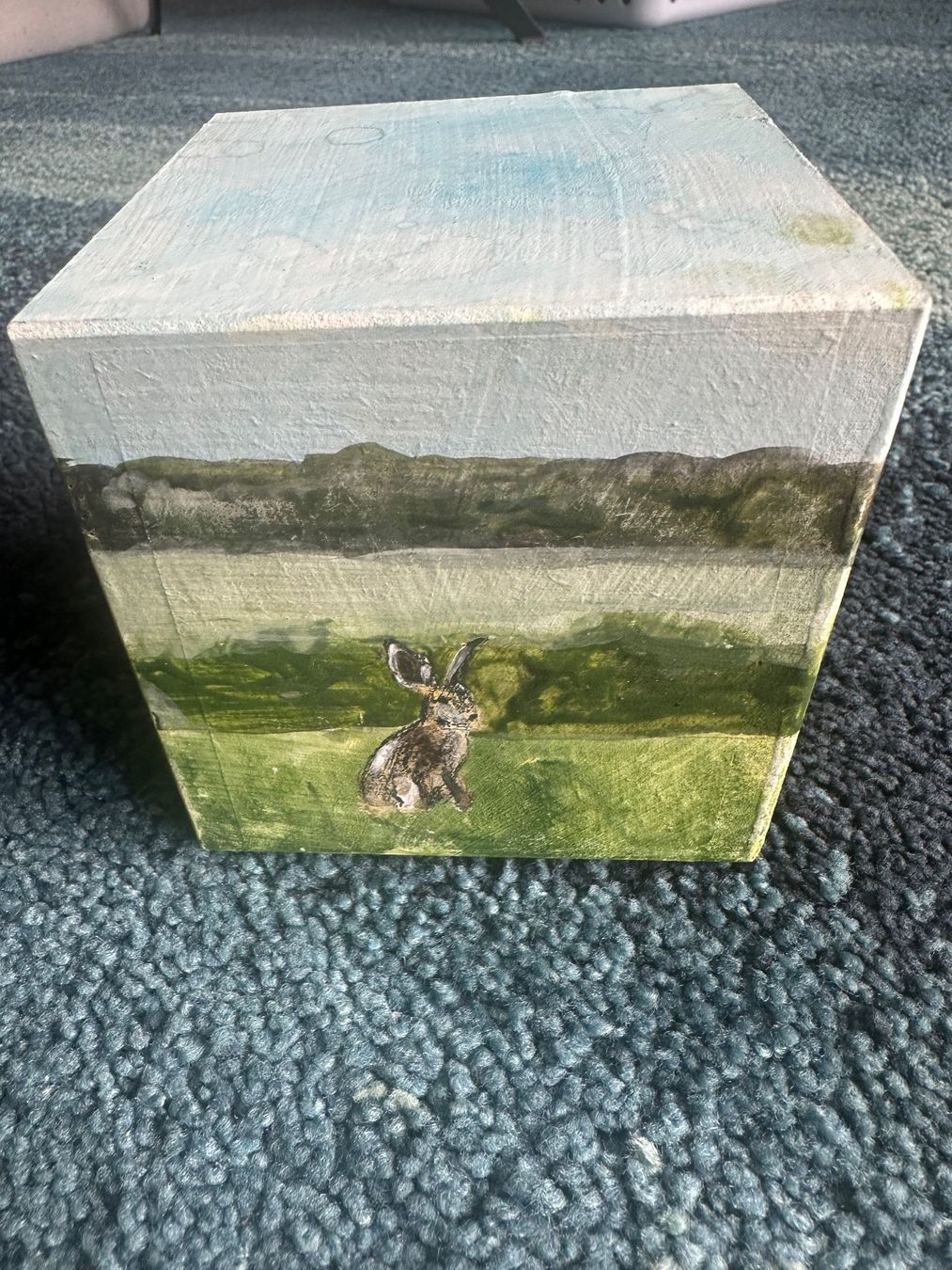 Dipinti: Hasenkunstwerk als Kubus – Usato da Boll venduto da Ha-Se