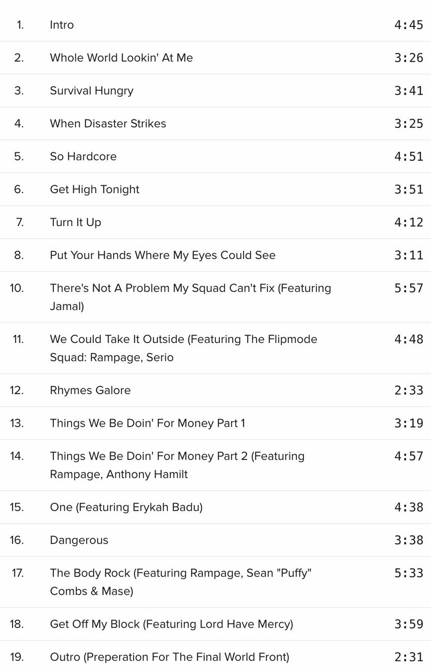 CDs: Busta Rhymes - When Disaster Strikes... – Gebraucht aus Brunnen von Barfly5 2