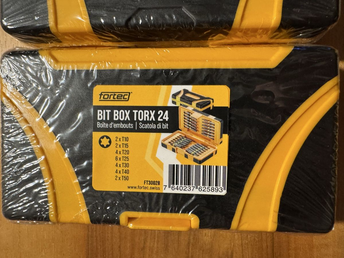Fortec Bit Box Torx 24 Set neu in Originalverpackung (Neu und ...