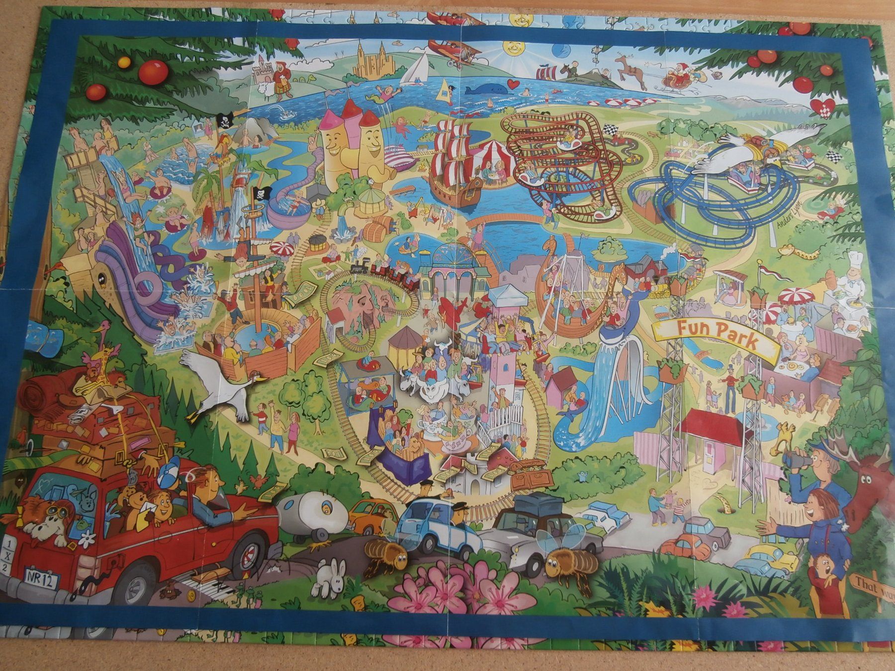 Heye Puzzle: Heye Fun Park Trip - 1000 Teile – Usato da Pfäffikon ZH venduto da variohappy