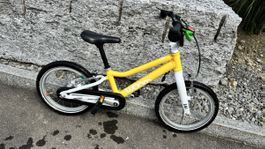 Woom 2 14 Zoll Kinderfahrrad gelb sehr guter Zustand