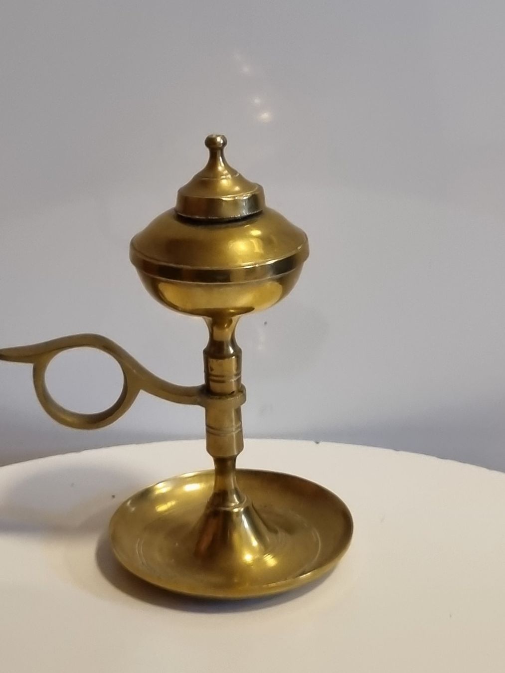 Lampen: Antike Messing Öllampe Studentenlampe Jugendstil – Gebraucht aus Scharnachtal von devin03 6