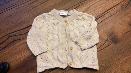 Name It Strickjacke beige Grösse 62 neuwertig