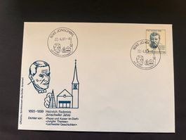 Jonschwil Ortsstempel Sonderbrief 1981   (R592)