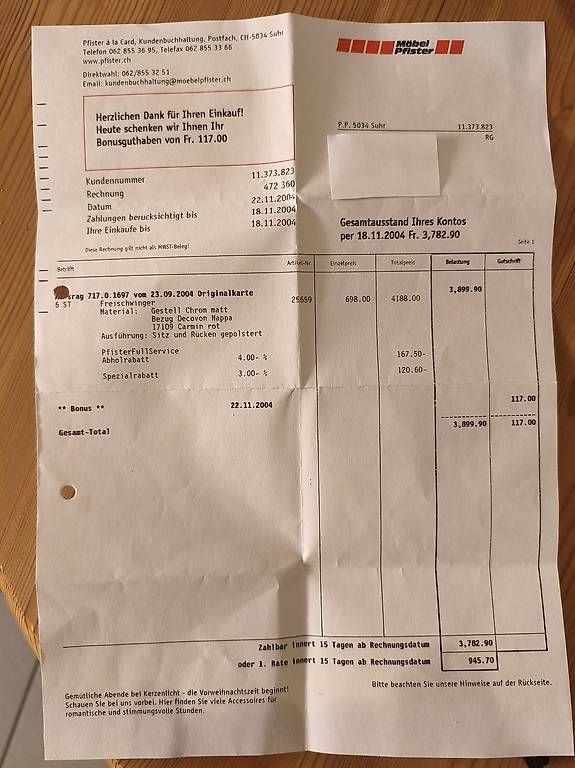 Sedie: 5x Design Freischwinger Stühle - WILLISAU – Usato da Liestal venduto da Boerlin01 4