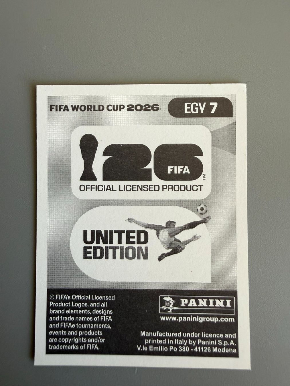 Panini Cartes à collectionner: Panini Ramy Rabia EGY7 – D'occasion à Liebefeld par Ronaldo-1996 1