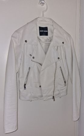 Veste blanche XS similicuir Tally Weijl
