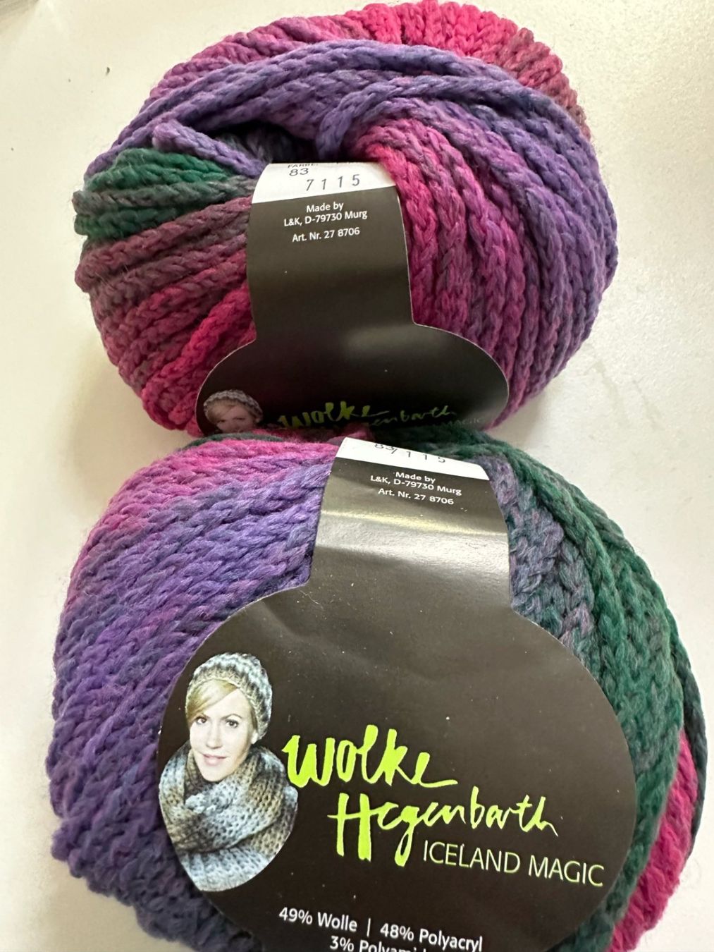 Lana: 5 X WOLLE  WOLKE ICELAND MAGIC – Nuovo (secondo la descrizione) da Ostermundigen venduto da wini63 3