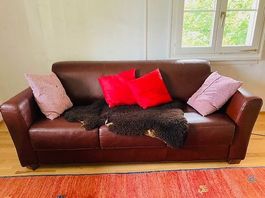 Ledersofa italienisches Design