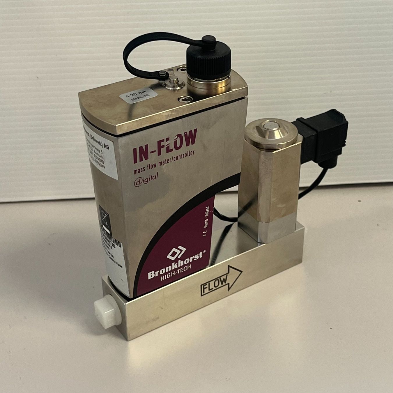 Accessori da laboratorio: Bronkhorst Mass Flow Controller F201 CI-AGD-00-Z – Usato da Niederdorf venduto da LeptonAG_Labor