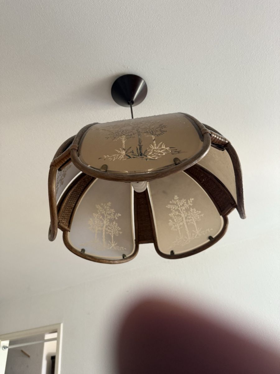 Lampadari & plafoniere: Rustikale Deckenlampe mit Waldmotiv - Gemütliches Licht – Usato da Zürich venduto da chi_xhq5 3