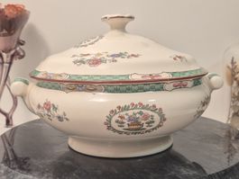 Vintage Copeland Spode Korea Terrine Porzellan Blumendekor