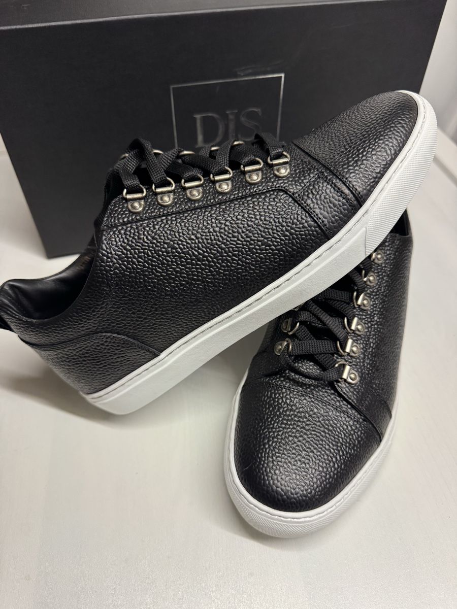 Scarpe da uomo: Baskets DIS, cuir noir, taille 44 - un look unique! – Nuovo e nell'imballaggio originale da Brügg BE venduto da Goob 1