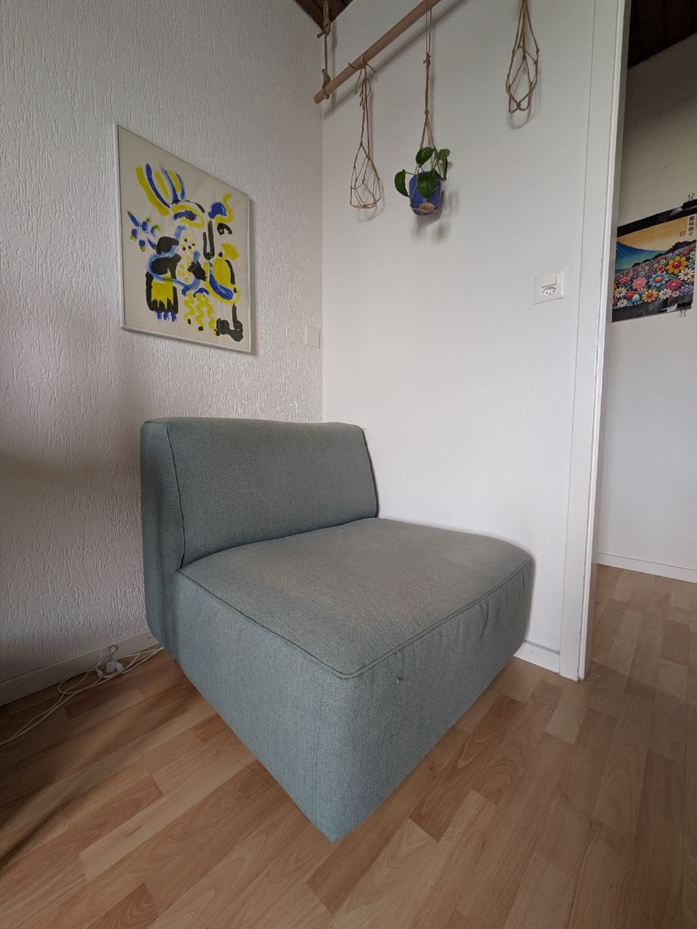 Sessel: 1-Sitzer-Sofa Sessel Hellblau – Gebraucht aus Aarau von miriwhaaat