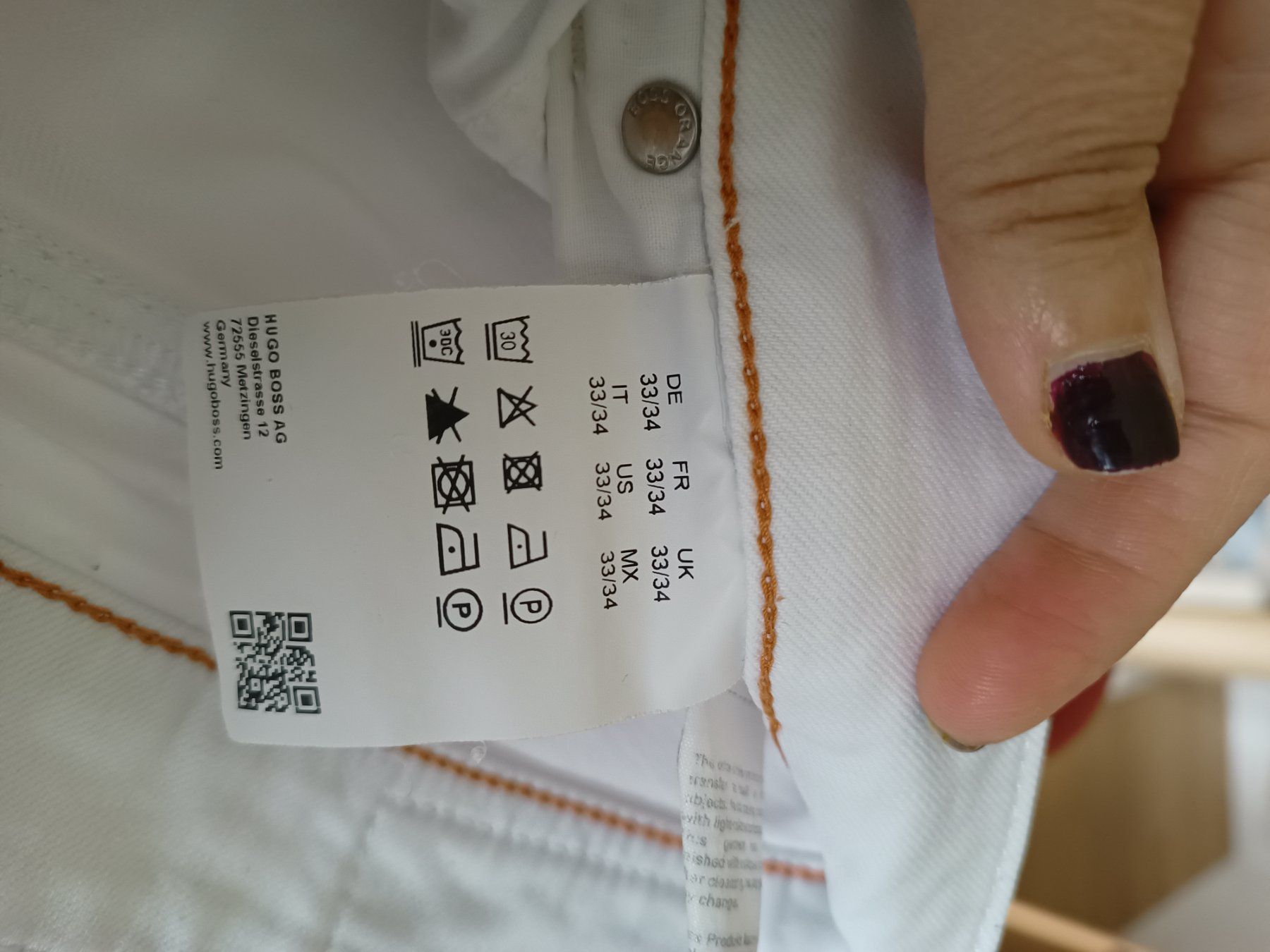 Hugo Boss Jeans: BOSS Orange, Jeans weiss – D'occasion à Bassersdorf par EszterS 1