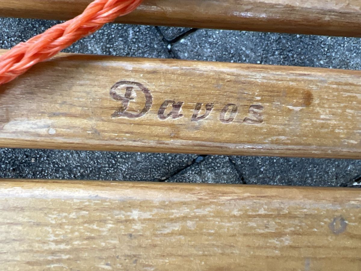 Davos Luge: Davos Schlitten Holz klassisch – D'occasion à Kreuzlingen par Muschel64 1