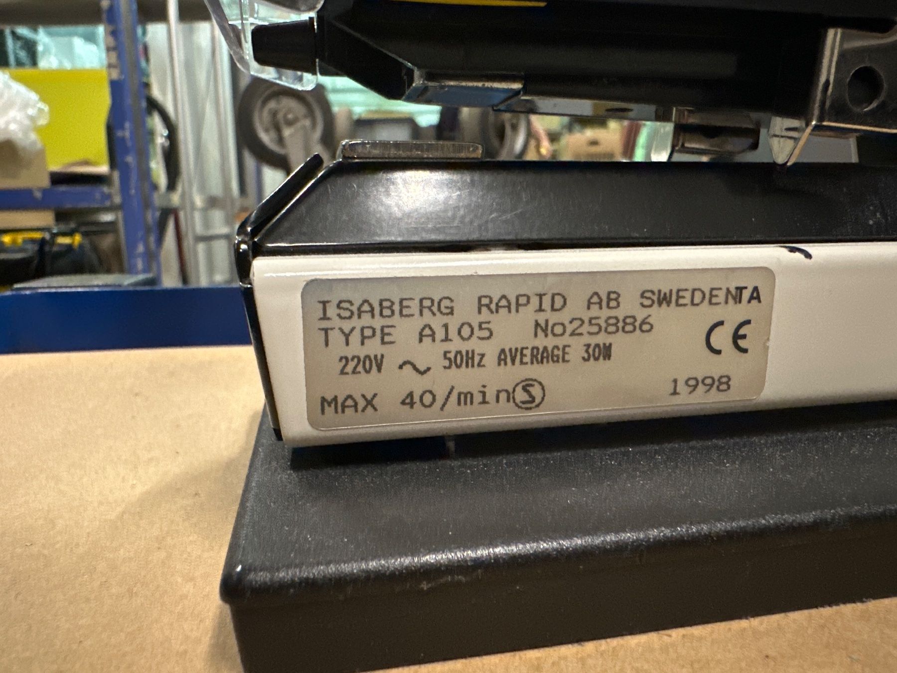 Rapid Tutte le macchine: Rapid Classic Elektroheftgerät 105E – Usato da Necker venduto da liq24 3