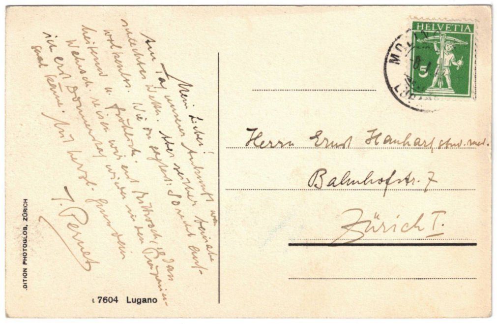 Cartoline postali: Lugano - Standseilbahn Stazione – Usato da Binningen venduto da Mountainrider 1