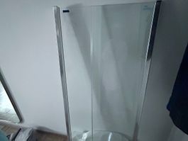 Porte de douche pliante PICCOLO STEP-IN 2 volets
