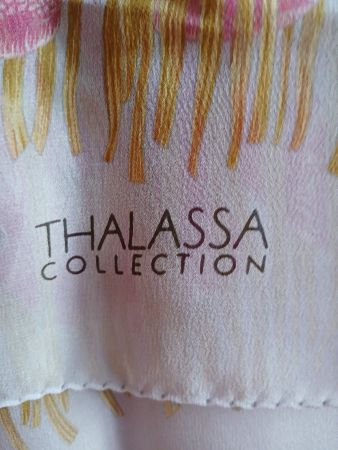 Sommerlicher Thalassa Collection Seidenschal, neuwertig