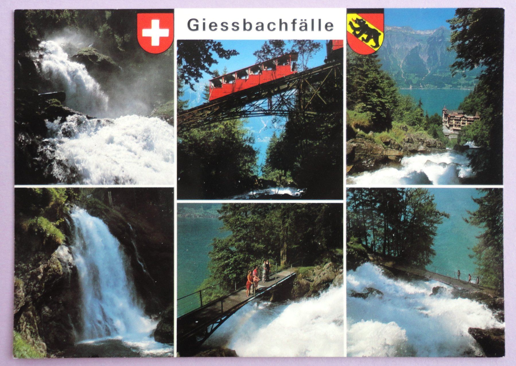 Cartoline postali: Giessbachfälle am Brienzersee – Usato da Fétigny venduto da Billy2miny