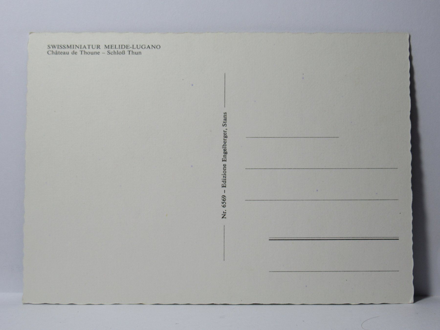 Cartoline postali: Swissminiatur ,   Melide - Lugano – Nuovo (secondo la descrizione) da Grenchen venduto da Bluemchen1900 1