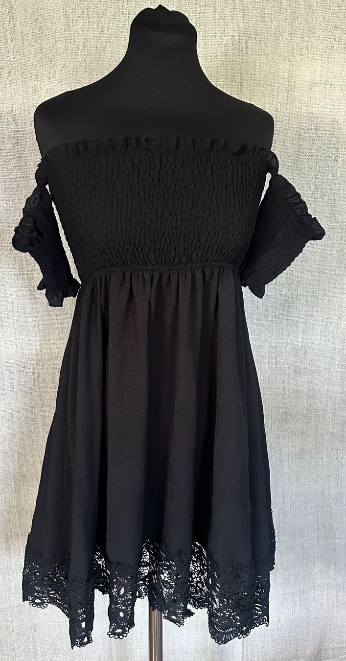 Vestiti: Herziges, schwarzes Sommerkleid Gr. S – Usato da Muri AG venduto da Shoshana5
