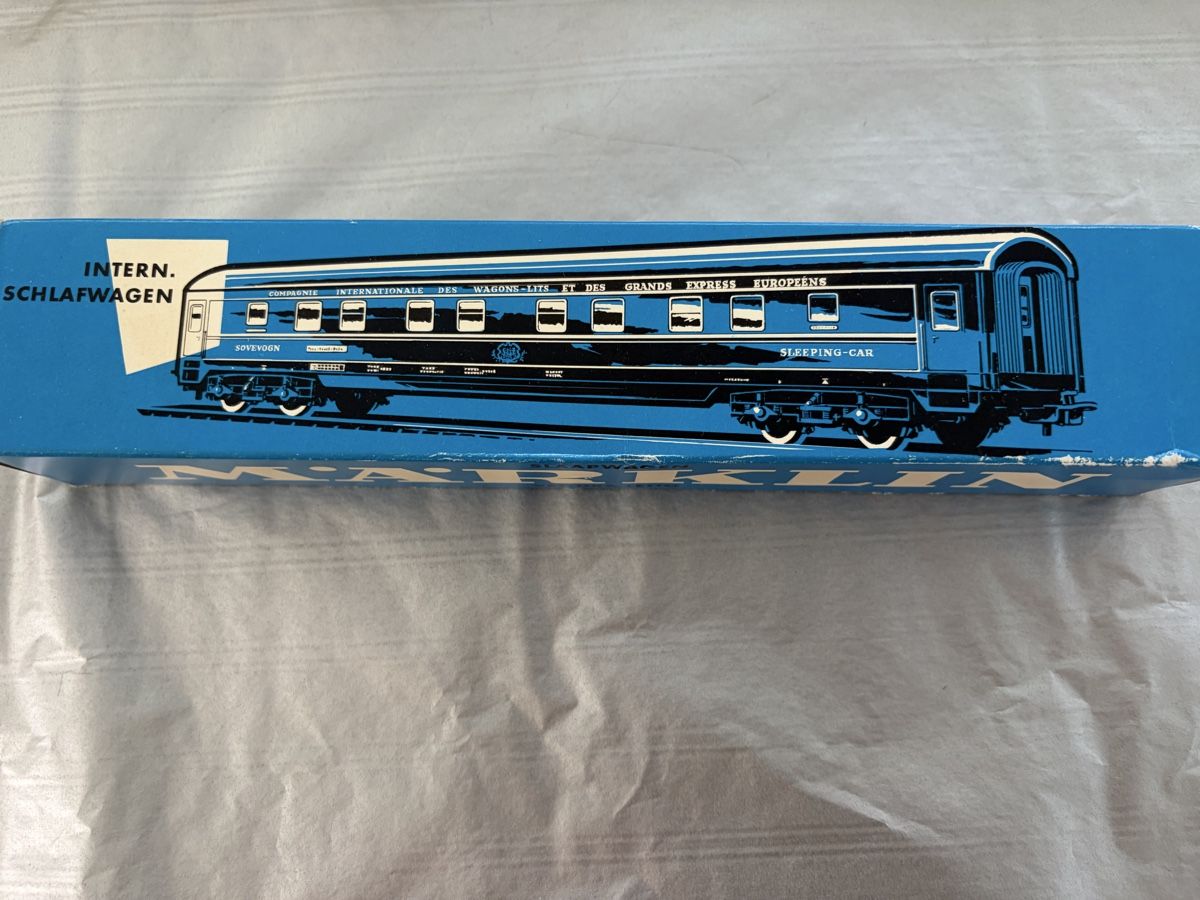 Märklin Modellini di ferrovie: Wagon voiture-lits Märklin 4029 – Usato da Echallens venduto da JAR69