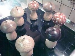 Pfeffermühlen Champignon.Morcheln assortiert