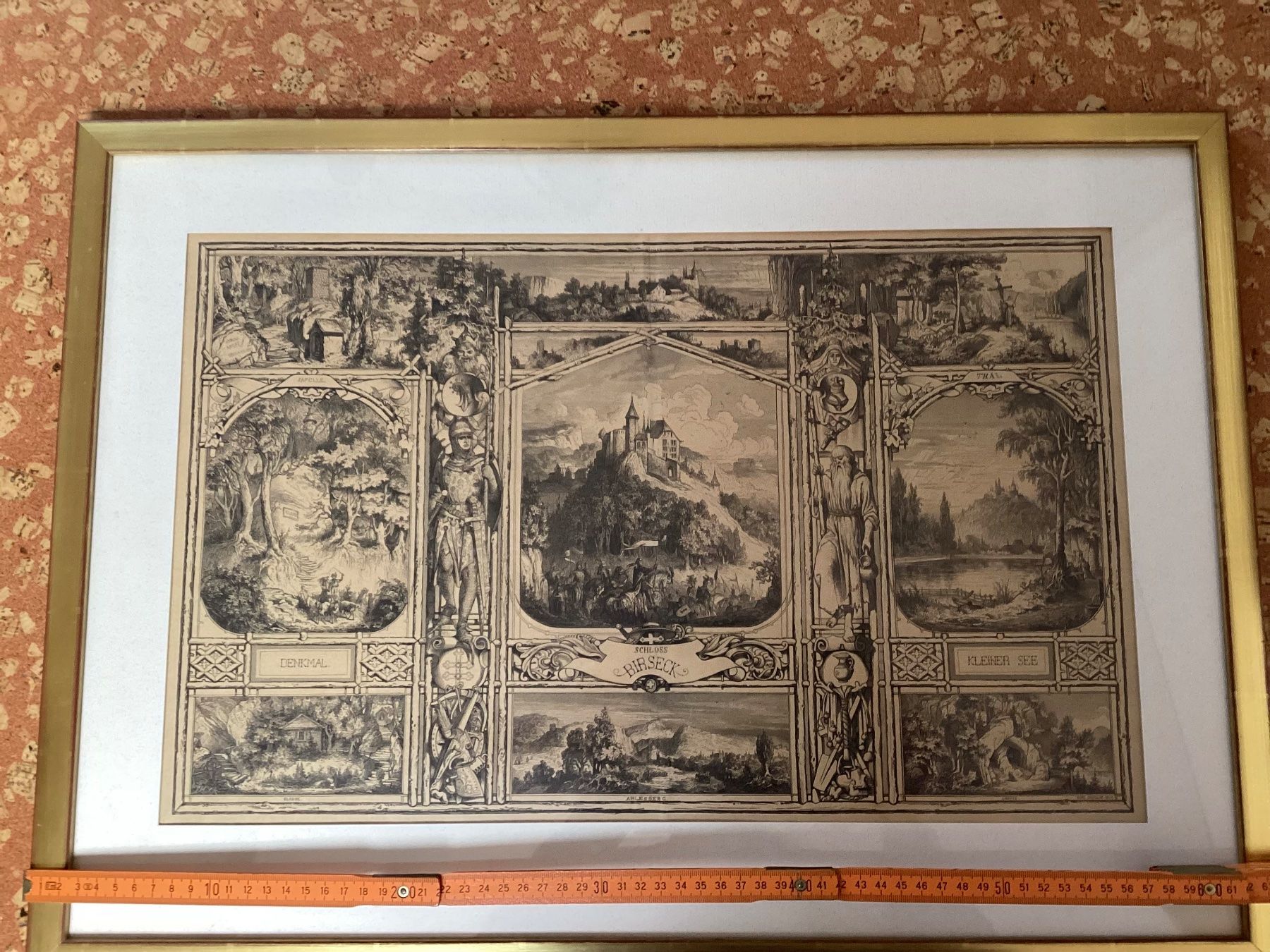 Xilografie: Arlesheim Holzschnitt Karl Jauslin 1875 – Usato da Reinach BL venduto da Linda013 3