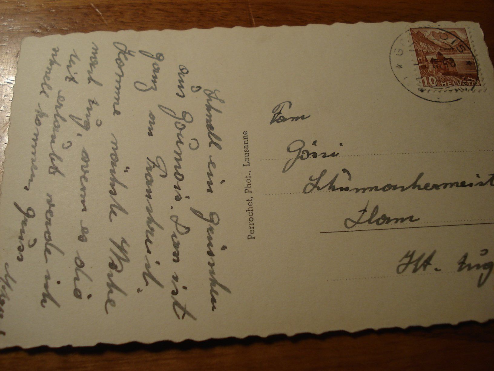 Cartoline postali: Goumois, um 1945, o Goumois – Usato da Niederwil AG venduto da morostahu 1