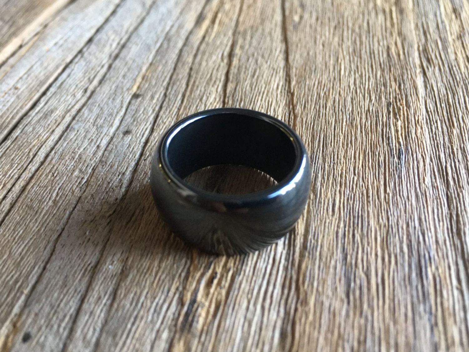 Anelli: HÄMATIT  FINGERRING  BREITE 10mm  GRÖSSE 50 – Nuovo e nell'imballaggio originale da Aesch ZH venduto da LiquidAktion
