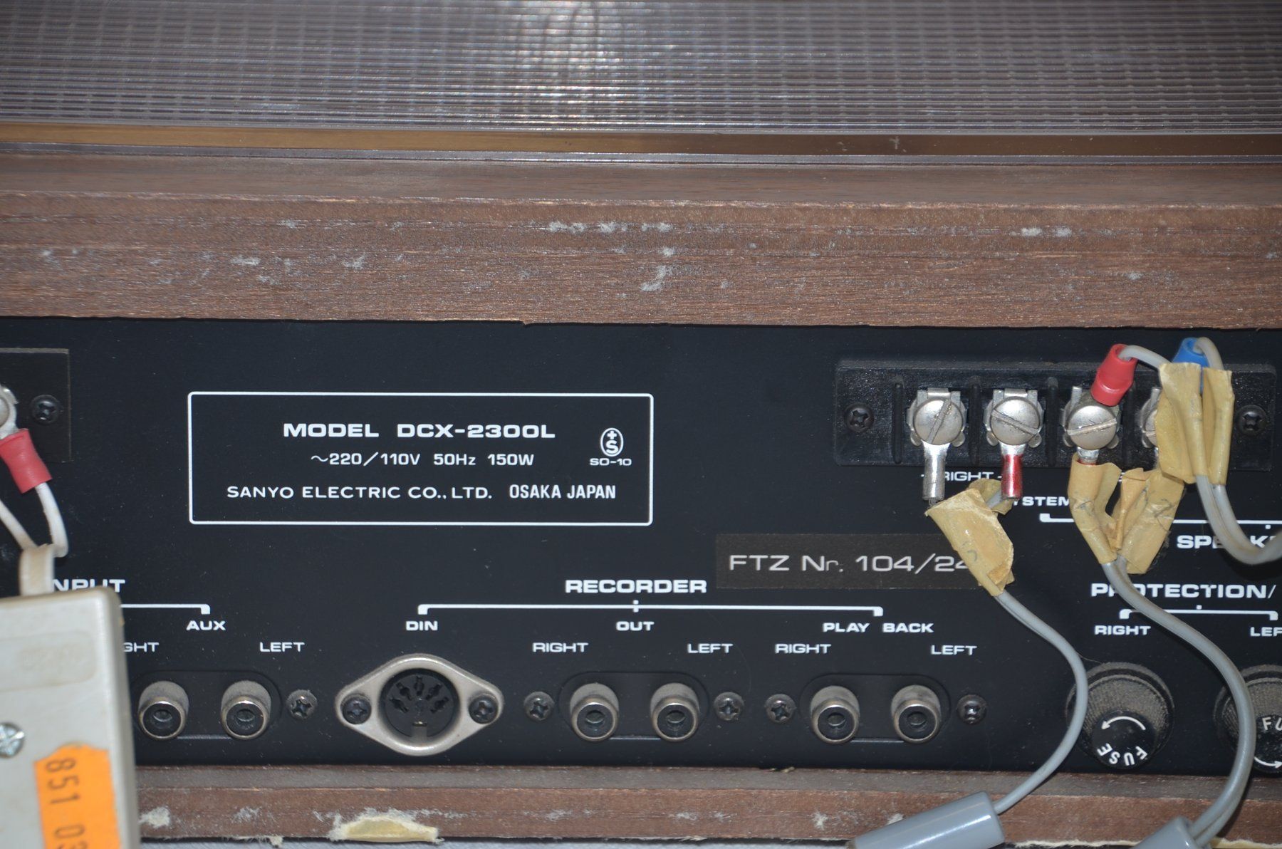 Sanyo Radios: Sanyo DCX-2300L Ampli-Tuner – Gebraucht aus Collonges von arashee 4