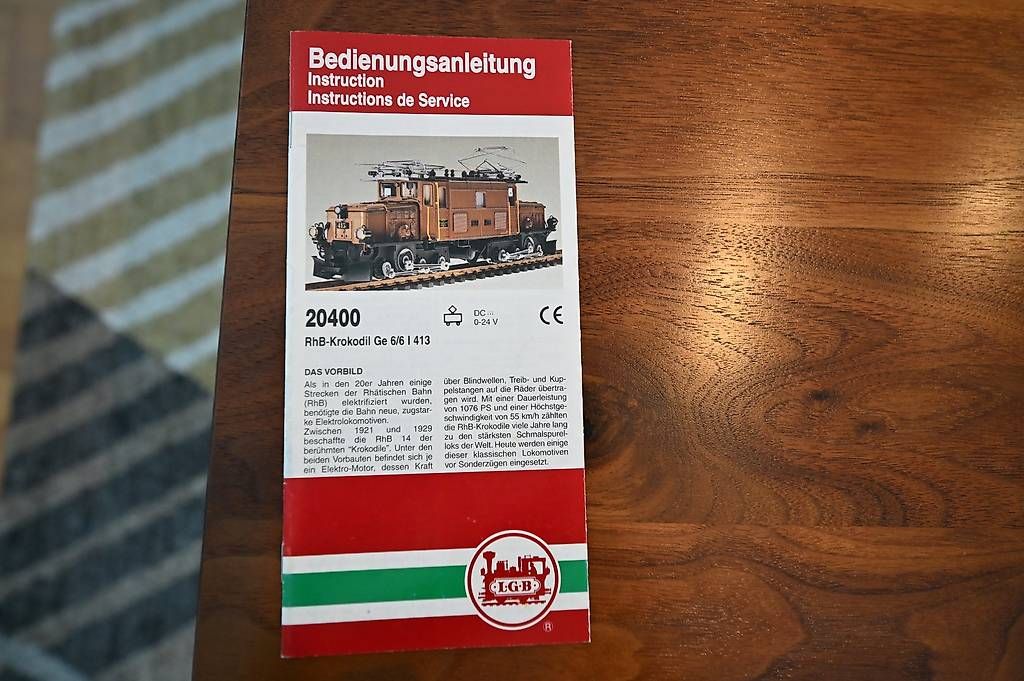 LGB Modelleisenbahnen: RhB-Krokodil 20400 LGB – Gebraucht aus Gebenstorf von Baghera2 3