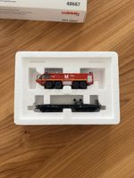 Märklin Wagen 48667 mit Flugfeldlöschfahrzeug neuwertig