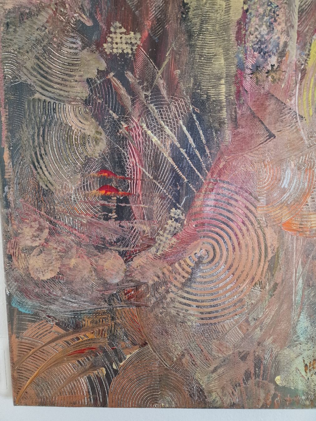 Foto & Immagini: Acrylbild mit Strukturen ,ein Unikat – Nuovo (secondo la descrizione) da Gossau SG venduto da ush_db7j 2