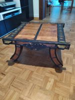 Table basse "charette à boeuf" style indien