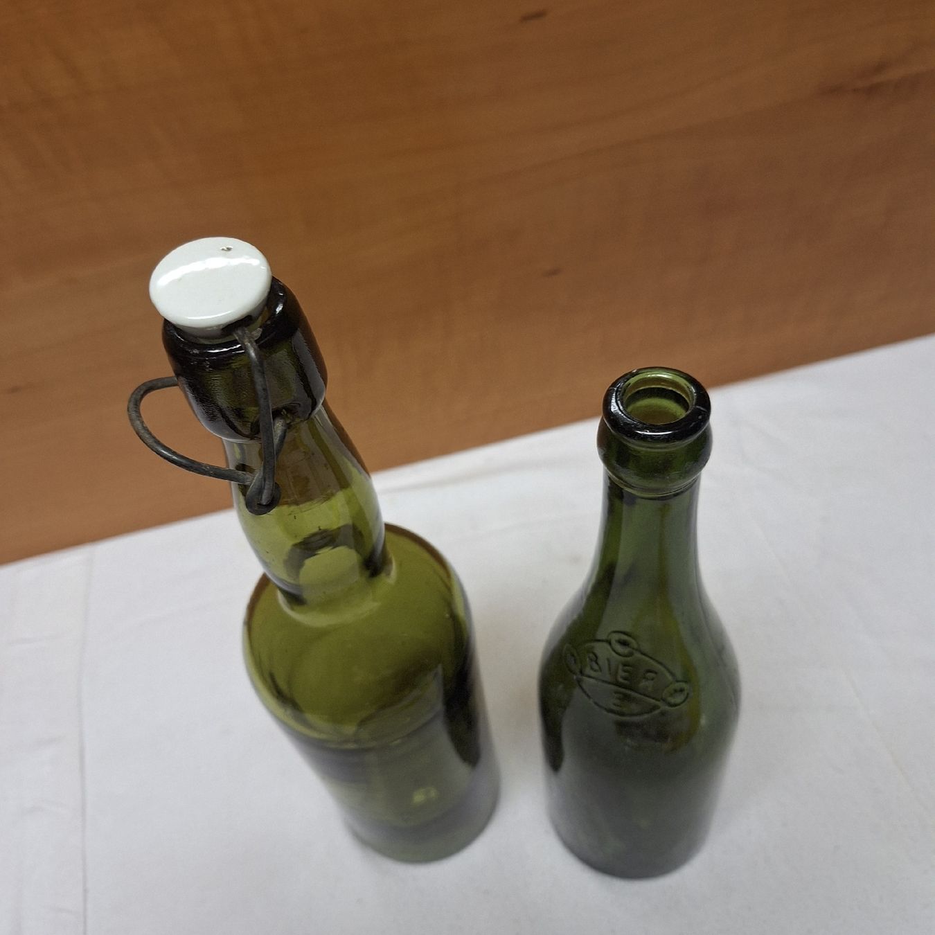 Flaschen: Versand möglich! 2 schöne, alte grüne Bierflaschen – Gebraucht aus Winterthur von Goldpipau 7