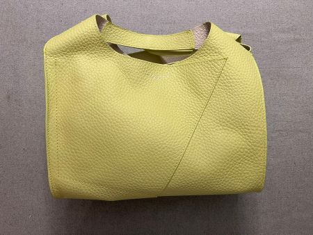 Coccinelle Leder-Shopper Hellgelb / Pastellgelb