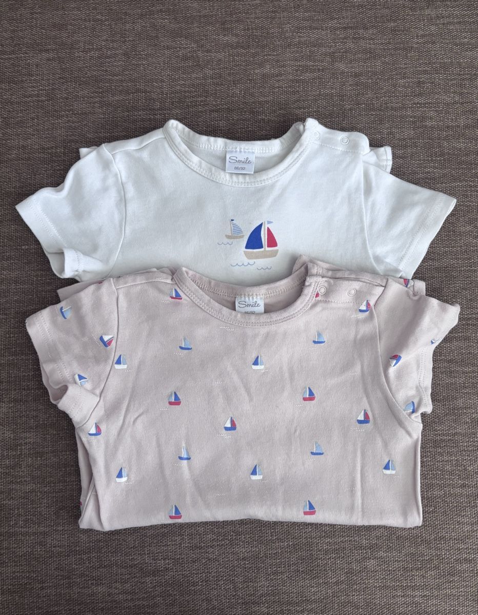 Migros Pigiama & Simili: Lot de 2 pyjamas / 2er-Set Pyjamas -  Smile - 86/92 – Nuovo (secondo la descrizione) da Thalwil venduto da Salome89CH