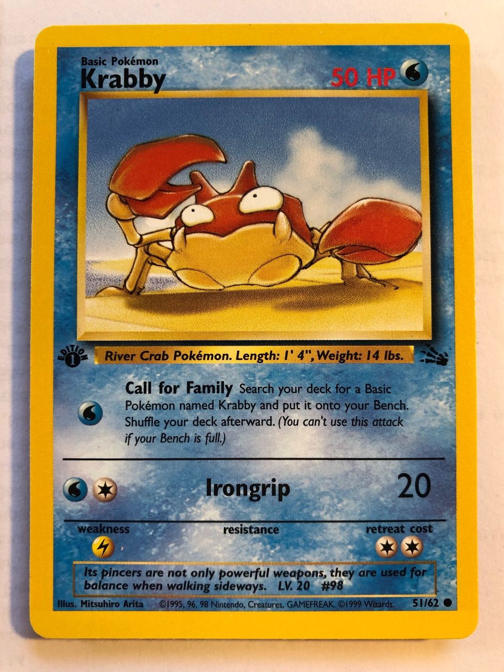 Sammelbilder & Trading cards: Krabby 1st Fossil - LP - ab 1.- – Gebraucht aus Giubiasco von dan_pr8b
